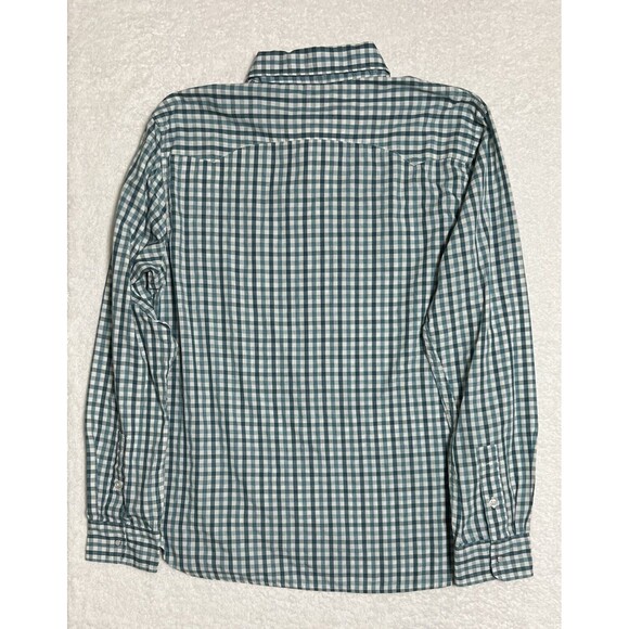 Levi’s Western Shirt Men's L Blue Gingham Plaid Checkered Button Up Rodeo Cowboy - Picture 3 of 17